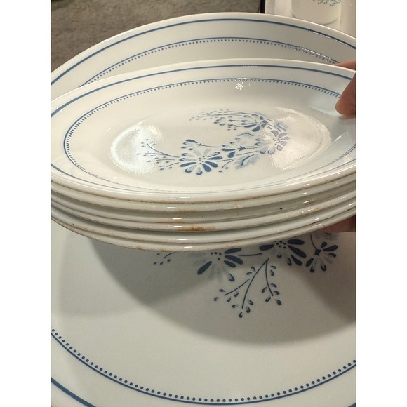 1983 Vintage‎ Corelle Colonial mist Dinnerware Set 30 Plates Bowls Mugs Dishes - Picture 4 of 7
